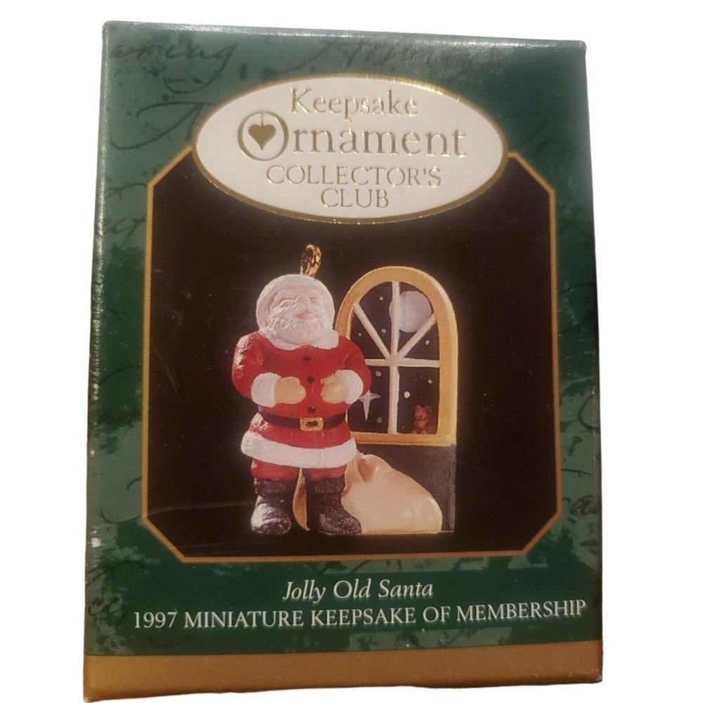 Hallmark Keepsake Ornament Collector's Club Jolly Old Santa 1997